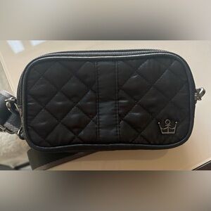Quilted Black Oliver Thomas crossbody bag
7x4x2.5